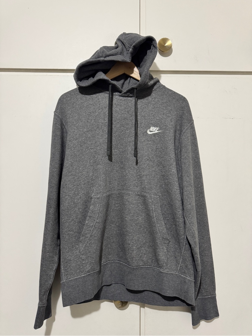 Nike Gray Pullover Hoodie Sweatshirt